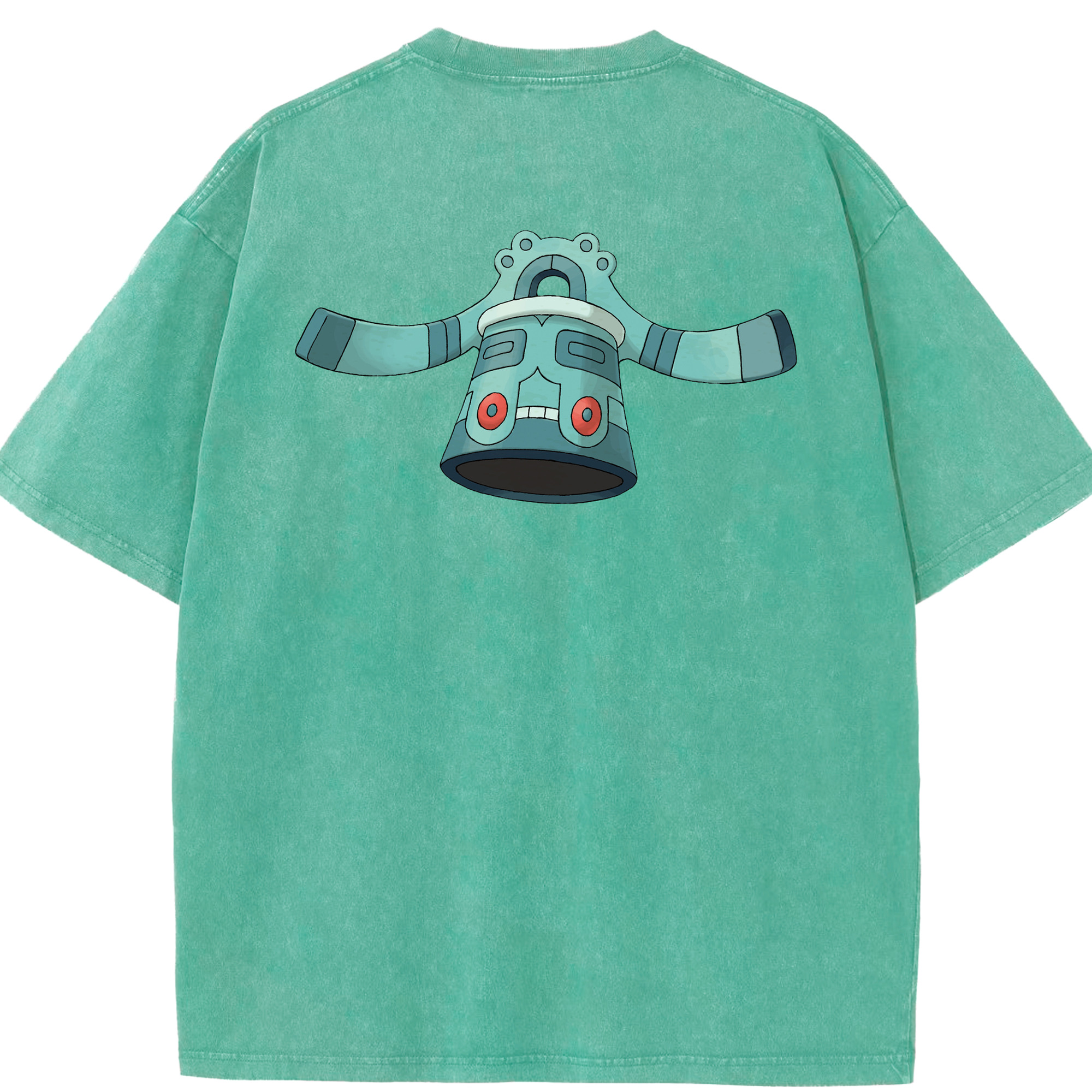 （画像用） ポケットモンスター Pokémon 綿100% ヴィンテージ風 半袖Tシャツ（背面プリント）